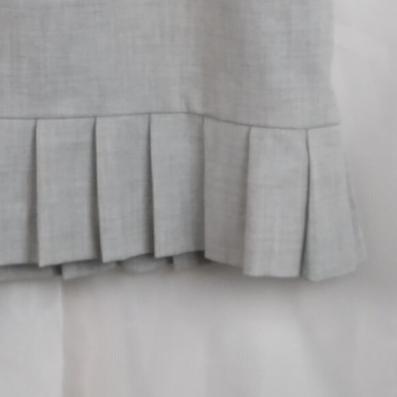 Worthington | Gray Stretch Pencil Skirt with Pleated Bottom | Size 16 - Picture 3 of 9